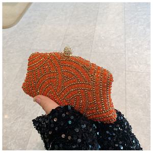 Sac à main scintillant en strass 2026 pour femmes, sacs <span class=keywords><strong>de</strong></span> soirée vegan, sac à main en perles, pochette <span class=keywords><strong>de</strong></span> soirée pour femmes, sacs à main <span class=keywords><strong>de</strong></span> cérémonie <span class=keywords><strong>de</strong></span> mariage - Product Image 5