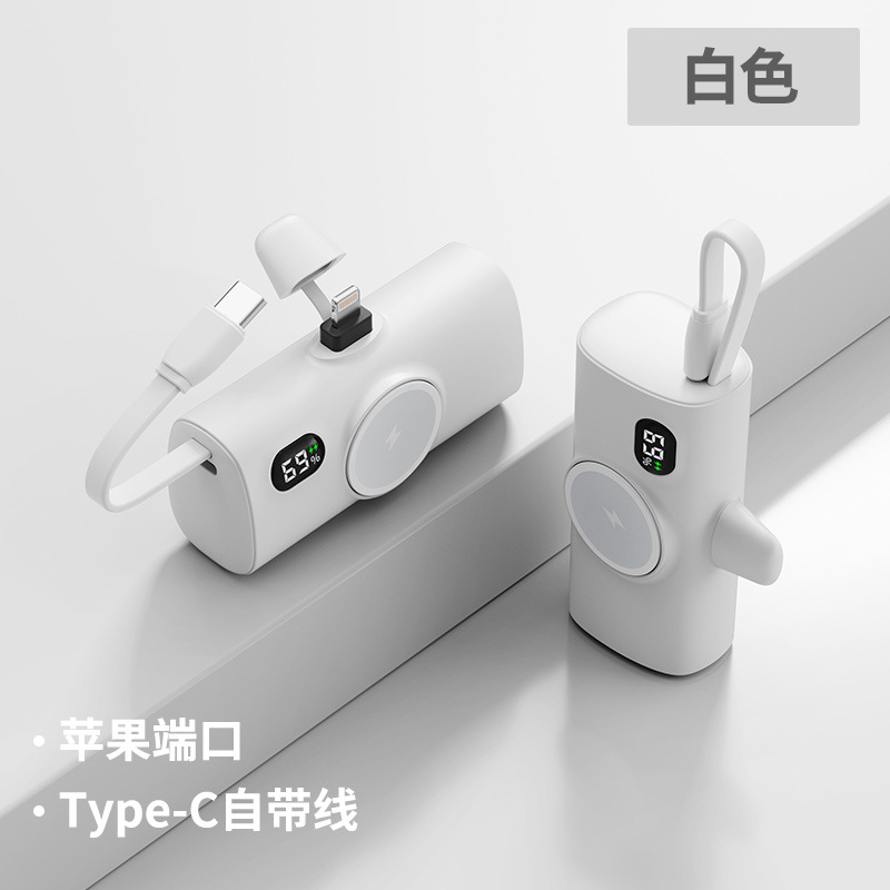 สีขาว (รูปร่างแอปเปิ้ลหัว typec บรรทัด)