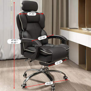 <span class=keywords><strong>Sedia</strong></span> da ufficio da corsa ergonomica nera di lusso con Design moderno <span class=keywords><strong>sedia</strong></span> girevole reclinabile in pelle di livello esecutivo per uso da capo/esecutivo - Product Image 6