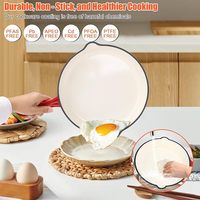 Ensemble de casseroles en fonte émaillée pour la cuisine, comprenant une casserole, une marmite à soupe, une poêle à frire avec finition céramique, pour le camping, type Dutch Oven