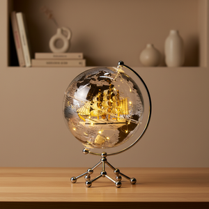 Fournitures de décoration de Noël Wellfun, boule sphérique, cadeaux uniques, cadeaux originaux vintage, globe terrestre, décoration de globe terrestre - Product Image 4