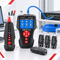 Testeur de câbles réseau professionnel NF-8601W avec test de longueur POE Ping et 8 unités à distance, écran LCD, testeur LAN RJ45 RJ11 BNC