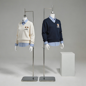 Torso di Manichino Girevole da Appendere, Coppia Maschio e Femmina, Rotazione a 360 Gradi per Esposizione di Abiti da Sposa e Completi, Torso di Manichino Bianco - Product Image 2