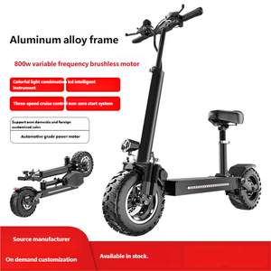 Có thể gập lại đôi ĐĨA PHANH Hợp kim nhôm 150kg Công suất lithium 800W không chổi than dành cho người lớn xe tay ga điện 11-inch <span class=keywords><strong>E</strong></span> Scooter - Product Image 4