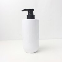 Botol PET 500ml Silinder Putih Dispenser Sampo Gel Mandi Lotion Tubuh Pompa Tekan Sabun Cair Kemasan Kosmetik