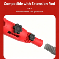 Support universel multifonction réglable pour rouleau de peinture, brosse, raclette, pince, support pivotant pour perche d'extension, peinture OEM ODM DIY