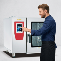 Fours commerciaux portables OEM d'usine à longue durée de vie, équipement de cuisson professionnel, fours à convection avec 6, 8 ou 10 plateaux.