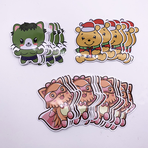 Custom logo papier autocollant personnalise die cut etiquette autocollants - Product Image 1
