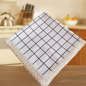 Funda para horno microondas Lida, diseño a cuadros de lana, a prueba de polvo, accesorio de cocina para el hogar - Product Image 4