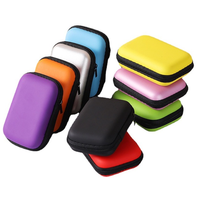 Sundries Travel EVA Storage Box Travel Cable Organizer Charging Case for Earphone Date Line Package Zipper Bag