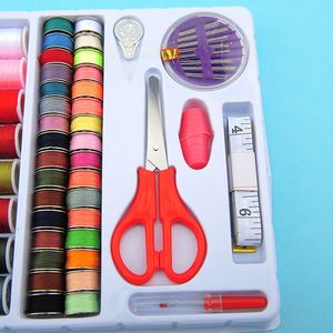 Multi-function Portable Professional <b>Sewing</b> <b>Kit</b> Box with Measure Scissor Thimble Thread Needle Tape - Product Image 5