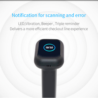 Escáner de código QR de mano BIS, pistola de escaneo de código de barras Android 1D 2D, escáner de código de barras de mano USB