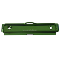 Clip de menu en métal plaqué vert, violet et bleu personnalisé de 100 mm, attache pour dossier de bureau, clip pour carton
