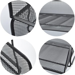 Trung Quốc nhà máy chất lượng hàng đầu giá tốt nhất 4 Tier kim loại lưới văn phòng bàn tổ chức lưới giữ tài liệu đứng dây lưới Khay tập tin - Product Image 3