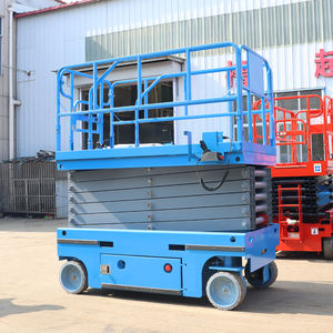 Plataforma Elevadora de Tijera Hidráulica Autopropulsada Eléctrica Móvil China de 320 KG y 12 M de Altura Media - Product Image 4