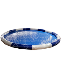 Grande piscine gonflable en PVC pour chiens, utilisable en intérieur et en extérieur, pour chiots et enfants