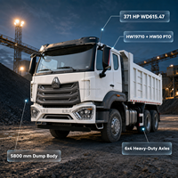 Camion benne HOWO NX 6x4 remis à neuf, 10 roues, capacité 40t, camion benne d'occasion Sinotruk avec benne haute résistance pour l'Afrique