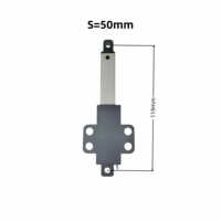 Produk baru 12V DC Tubular Linear Actuator 30mm/S 15mm/s kecepatan Mini Pen jenis Electric Motor Linear 30N 60N untuk robotik
