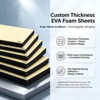 Coussin en mousse EVA auto-adhésif personnalisé, simple ou double face, antichoc, antidérapant, résistant à l'humidité, avec couleur personnalisée