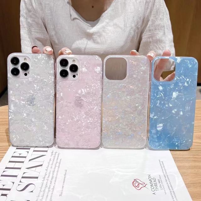 2026 New Style Glitter Dream Shell Pattern Soft IMD TPU + PC Case for IPhone 17 16 15 14 13 11 8 7 Shockproof Bumper Cover