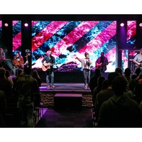 RAYBO Alquiler Interior/Exterior Alta definición P3.91 P4.81 HD Evento Etapa Pantalla LED Panel de pared de video de alta calidad Centros comerciales