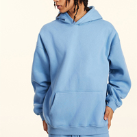 Sudaderas con Capucha de Gran Tamaño y Peso Pesado con Estampado Puff, Efecto Desgastado por el Sol, 345 g/m², Conjuntos Deportivos para Hombre, Sudaderas Personalizadas para Hombre