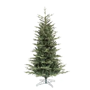 Árvore de Natal decorada da mistura automática do PVC do PE do verde Spruce para a decoração home Árvores do Natal