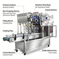 Machine de remplissage et de scellage automatique de gobelets, boîtes et plateaux DEEPACK professionnelle à grande vitesse avec servomoteur, compatibilité universelle