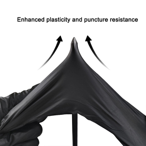 Dùng một lần guantes de nitrilo negros chải chuốt hóa chất hộ gia đình găng tay Găng tay Nitrile găng tay cho nhà bếp - Product Image 3