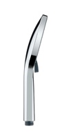 Douche à main à flux mixte à 3 vitesses avec panneau rond de grande taille et sorties d'eau anti-obstruction en silicone pour salles de bain d'appartements