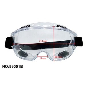 Lunettes de sécurité ANSI Z87.1 CE EN166, ventilation directe, résistantes aux chocs - Product Image 2