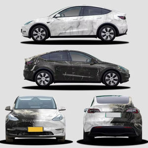 Vinilo para Rotulación de Autos NIKO Personalizado, Diseño Mármol, 1.52*20m, Vinilo Blanco con Efecto Mármol para Impresión Automotriz - Product Image 1