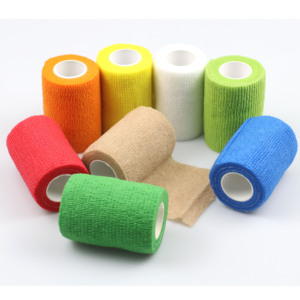 Giấy Chứng Nhận CE Nhà Cung Cấp Y Tế Đóng Gói Riêng Lẻ 5Cm <span class=keywords><strong>7.5Cm</strong></span> 10Cm 15cmX4.5m Băng Keo Dính Tự Dính Màu - Product Image 4