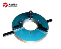 Mandrin de soudage manuel à 3 mors, positionneur métallique 400 mm, fixation stable pour soudage circonférentiel de réservoirs cylindriques