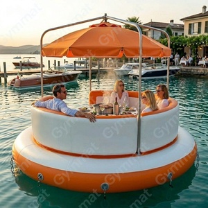 Bateau Donut Électrique Stable Direct Usine, Bateau BBQ Donut, Taille et Couleur Personnalisables pour Parcs Aquatiques et Attractions Touristiques - Product Image 6