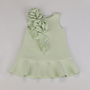 Vestido de Fiesta sin Mangas para Niñas con Apliques Florales - Product Image 5