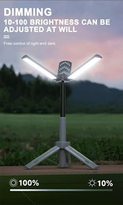 Lámpara de Trabajo Tripld de Alto Brillo de Nuevo Diseño, Luz Cálida para Pesca, Regulable, Portátil y Recargable - Product Image 5