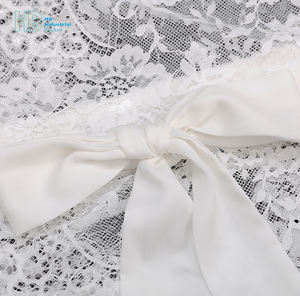 Lace Floor Length Sexy Robes With Big Train Wedding <strong>Mother</strong> <strong>of</strong> <strong>the</strong> <strong>Groom</strong> <strong>Gifts</strong> Bridal Robes - Product Image 4