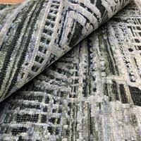 Runner Rug TRO-0115 Hand Knotted Wool Silk Persian Cityscape for Hallway Living Room Modern Abstract Customizable Size