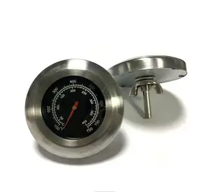 Thermomètre pour BBQ de grande taille, à cadran numérique, 76mm, thermomètre binocles installé, jauge de température