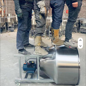 Mélangeur d'aliments en acier inoxydable avec moteur de 3 kW, machine à mélanger les poudres de céréales sèches et humides pour l'élevage de porcs, de bovins et de volailles - Product Image 3