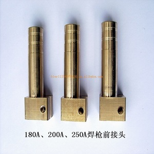 Welding Torch Front Connector 180A 200A 250A Brass For CO2 Gas Shielded Welding - Product Image 3