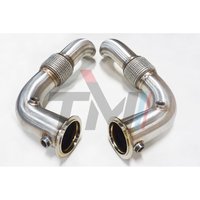 Downpipe Performa Tinggi untuk BMW N63 N63TU F10 550i F06 650i F01 750i G11 G12 4.4L V8 Twin Turbo Upgrade Knalpot