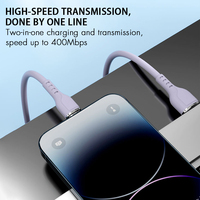 Justlink haute qualité 3A USB vers Type C câble de charge rapide PD60W câble de données téléphone portable batterie externe tablette écouteur TPE veste