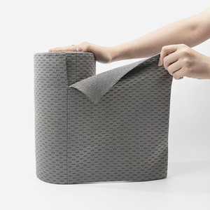 Hand Tear <b>Placemat</b> Thickened Microfiber Dual Effect Grey <b>Rectangle</b> 31Cm X 16.5Cm Double Sided Household Dishcloth - Product Image 3