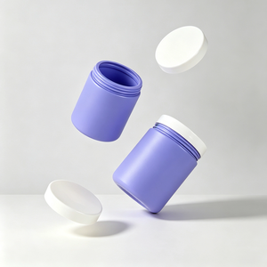 ขวดพลาสติก HDPE ขนาด 700 มล. พร้อมฝาเกลียวสีสันสดใส ภาชนะเกรดอาหารสำหรับวิตามินและลูกอม - Product Image 4