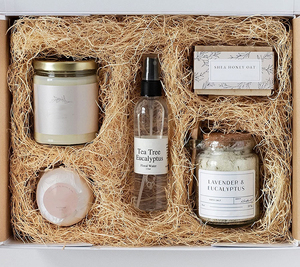 Caja de Regalo para Spa, Paquete para Amiga Enferma, Sets de Regalo para Mujeres, Productos de Baño Relajantes Hechos a Mano, Cajas de Regalo - Product Image 6