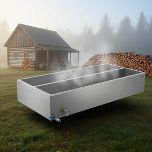 Evaporador de Jarabe de Arce Vevor, 47 Galones, Acero Inoxidable, Capacidad para 683 Tazas, Uso Industrial en Exteriores, 1 Válvula, Modelo D0100X3K52J - Product Image 2