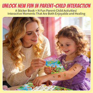 New Arrival <b>Kids</b> Metallic Temporary <b>Tattoo</b> Book - Princess Fairy Tale Cartoon Series Children <b>Tattoo</b> Stickers Party Favors - Product Image 6