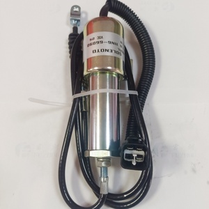 อะไหล่รถขุด โซลินอยด์วาล์วหยุด 24V รุ่น 11N6-66090 โซลินอยด์ปิดเครื่อง สำหรับ R210-9 R220-9S R225-9S - Product Image 3